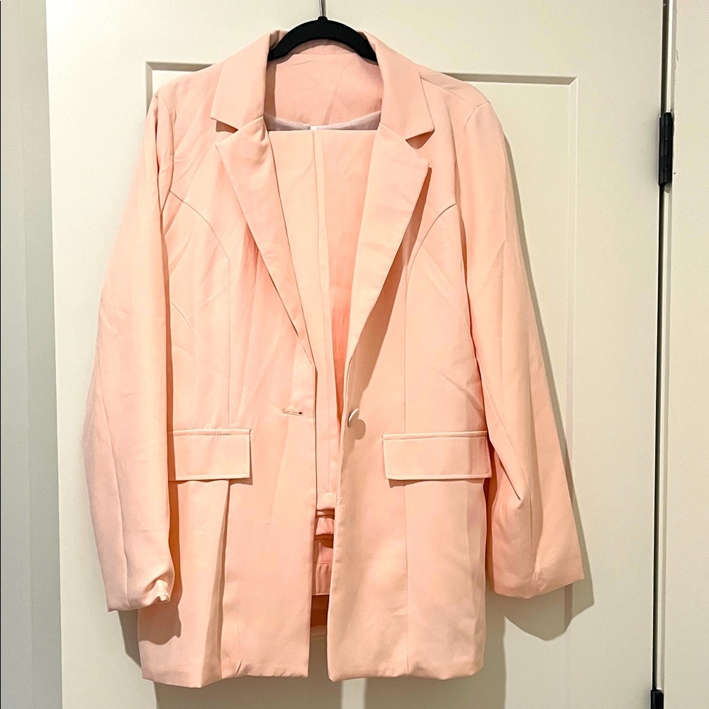 Women's Pink Blazer and pants